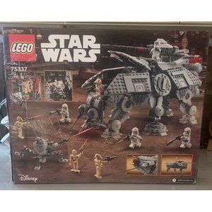 LEGO Star Wars AT-TE Walker 75337 Building Toy Set (1,082 Pieces) Complete CODY